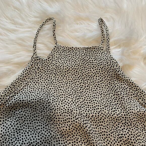 Lulu’s Roslyn Ivory Polka Dot Tank Top - Picture 5 of 9